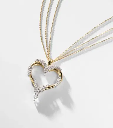 YEPREM Golden Strada 18kt white and yellow gold necklace with diamonds | Thumbnail 4 YEPREM Golden Strada 18kt white and yellow gold necklace with diamonds | Thumbnail 4