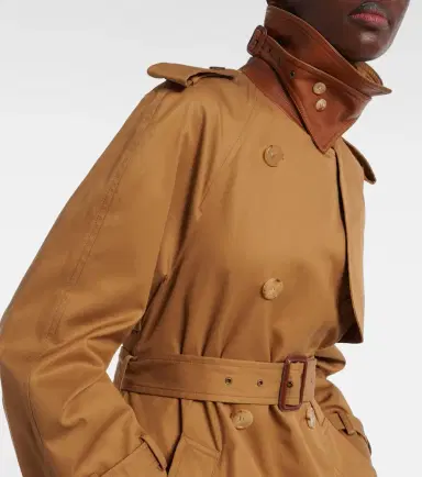 Chloé Chloé Cotton gabardine trench coat | Thumbnail 3 Chloé Chloé Cotton gabardine trench coat | Thumbnail 3