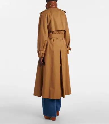 Chloé Chloé Cotton gabardine trench coat | Thumbnail 4 Chloé Chloé Cotton gabardine trench coat | Thumbnail 4
