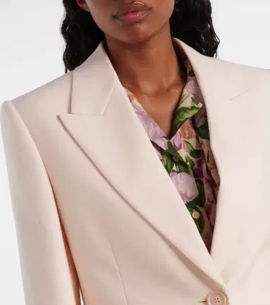 Chloe Chloé Wool gabardine suit jacket | Thumbnail 2 Chloe Chloé Wool gabardine suit jacket | Thumbnail 2