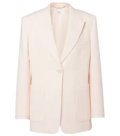 Chloe Chloé Wool gabardine suit jacket | Thumbnail 1 Chloe Chloé Wool gabardine suit jacket | Thumbnail 1