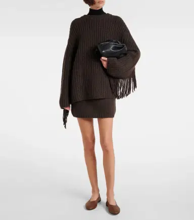 Lisa Yang Hilma fringed oversized sweater | Thumbnail 2