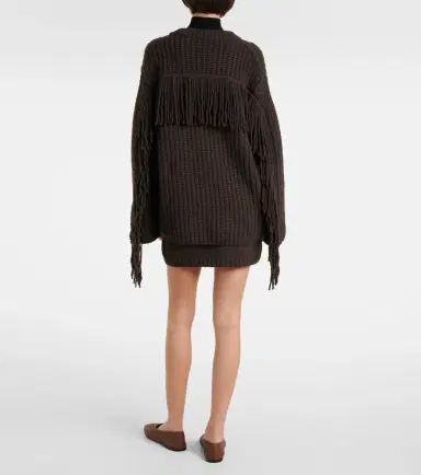 Lisa Yang Hilma fringed oversized sweater | Thumbnail 3