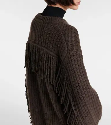 Lisa Yang Hilma fringed oversized sweater | Thumbnail 5