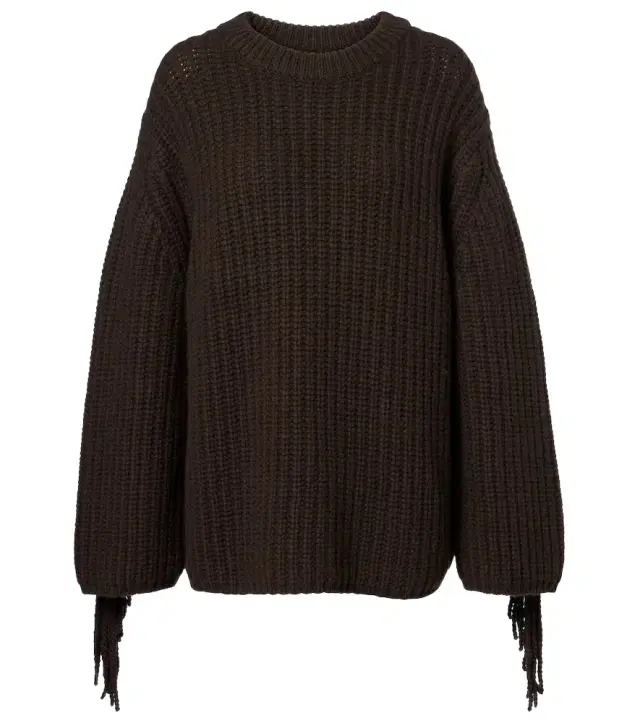 Lisa Yang Hilma fringed oversized sweater