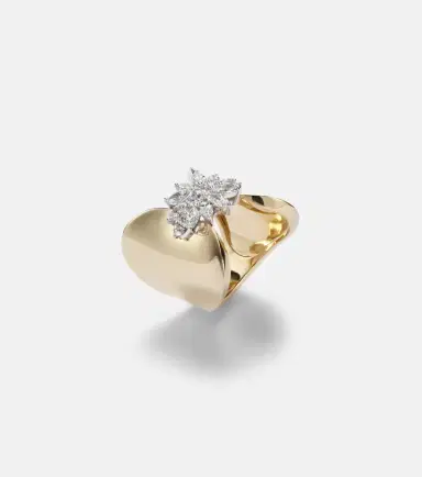 YEPREM Golden Strada 18kt white and yellow gold ring with diamonds | Thumbnail 2 YEPREM Golden Strada 18kt white and yellow gold ring with diamonds | Thumbnail 2