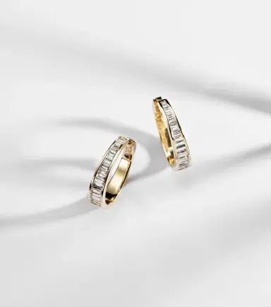 Anita Ko Meryl 18kt gold hoop earrings with diamonds | Thumbnail 5