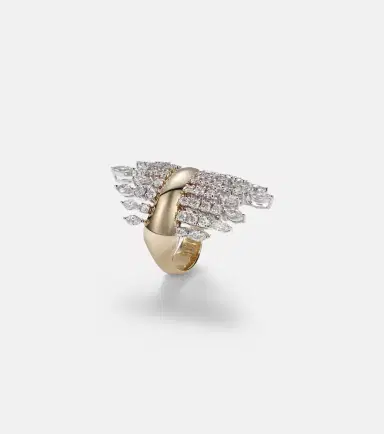 YEPREM Golden Strada 18kt white and yellow gold ring with diamonds | Thumbnail 2 YEPREM Golden Strada 18kt white and yellow gold ring with diamonds | Thumbnail 2