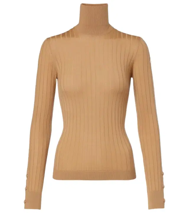 Wool and cashmere turtleneck sweater