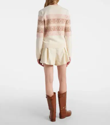 Moncler Jacquard virgin wool sweater | Thumbnail 2 Moncler Jacquard virgin wool sweater | Thumbnail 2