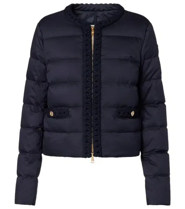 Quilted down jacket