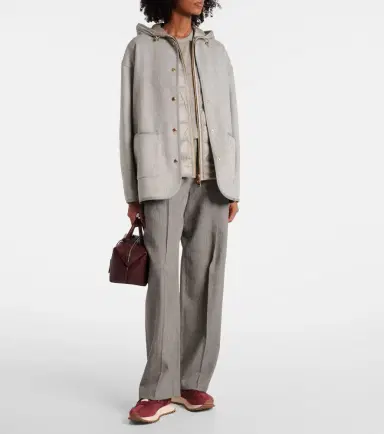 Moncler Wool and cashmere down jacket | Thumbnail 2 Moncler Wool and cashmere down jacket | Thumbnail 2