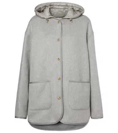 Moncler Wool and cashmere down jacket | Thumbnail 1 Moncler Wool and cashmere down jacket | Thumbnail 1