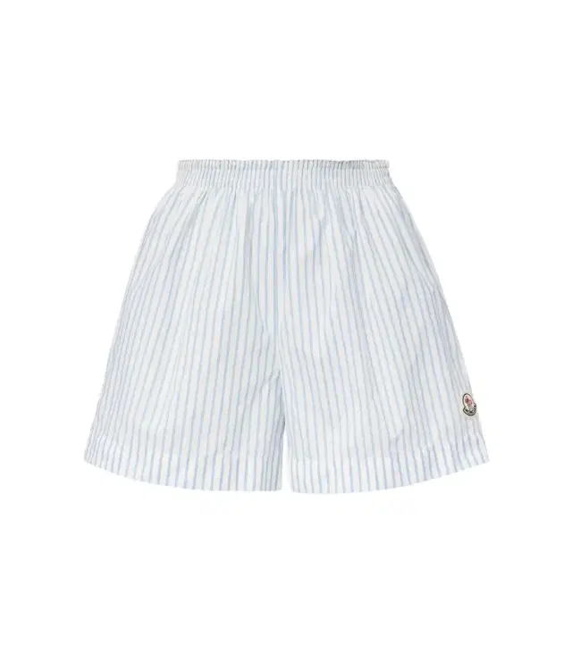 Striped technical shorts