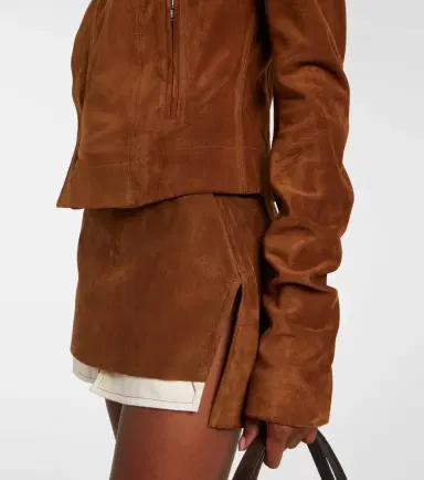 Rick Owens Suede jacket | Thumbnail 4