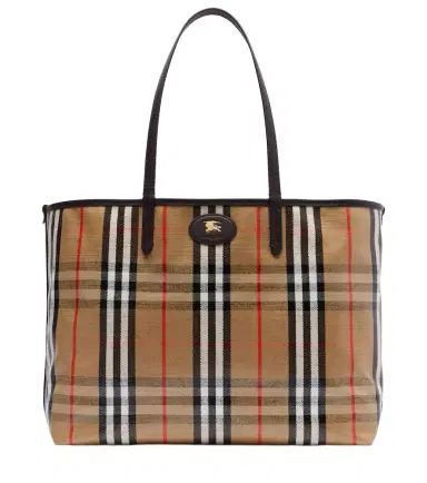 Burberry Highlands Medium jacquard tote bag | Thumbnail 1 Burberry Highlands Medium jacquard tote bag | Thumbnail 1