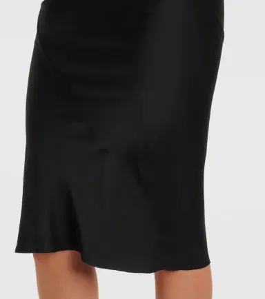 Rick Owens Seb draped charmeuse midi dress | Thumbnail 4