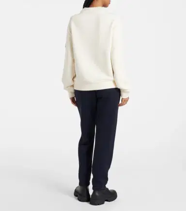 Moncler Logo cotton-blend sweatshirt | Thumbnail 3
