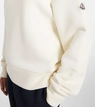 Moncler Logo cotton-blend sweatshirt | Thumbnail 6