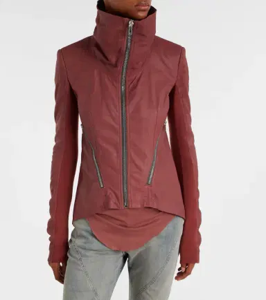 Rick Owens Leather jacket | Thumbnail 3