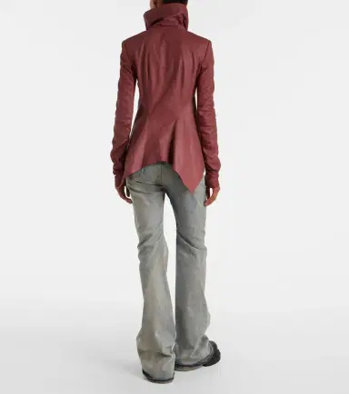 Rick Owens Leather jacket | Thumbnail 4