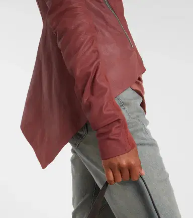 Rick Owens Leather jacket | Thumbnail 7