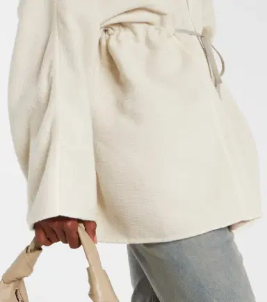 Rick Owens Camel and wool jacket | Thumbnail 4