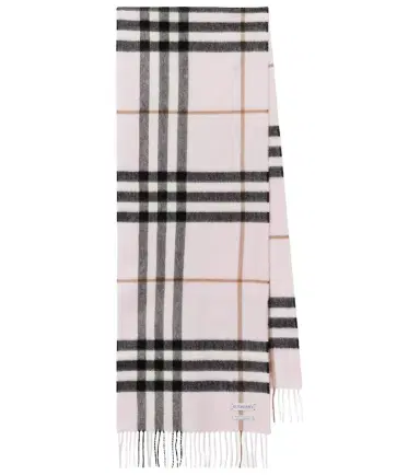 Burberry Check cashmere scarf | Thumbnail 1