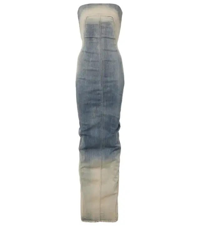 Rick Owens Denim bustier dress