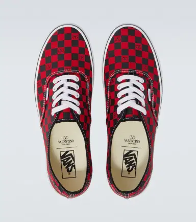 Valentino Garavani x Vans VLogo checked sneakers | Thumbnail 2