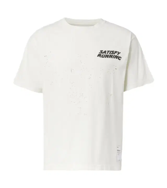 Satisfy Distressed logo cotton jersey T-shirt