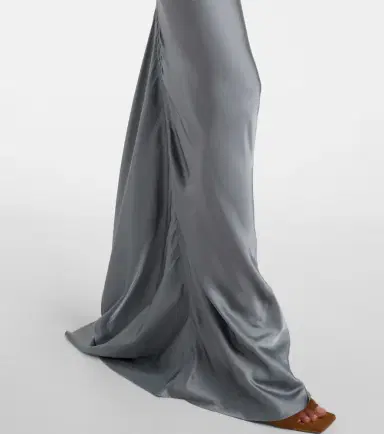 Rick Owens Coda satin maxi skirt | Thumbnail 4