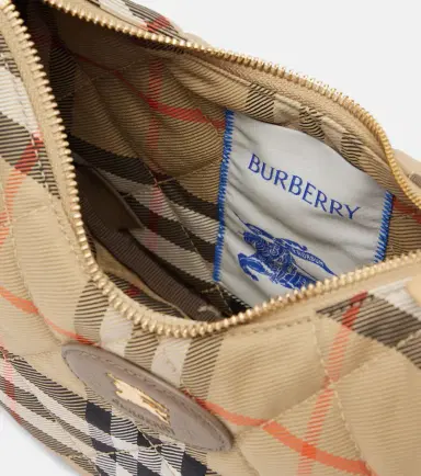 Burberry Horseshoe Small Check crossbody bag | Thumbnail 2 Burberry Horseshoe Small Check crossbody bag | Thumbnail 2