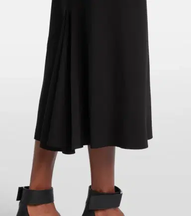 Rick Owens Charmeuse midi skirt | Thumbnail 3