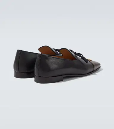 Valentino Garavani Babouchoes VLogo leather loafers | Thumbnail 6
