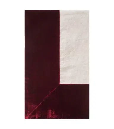 Once Milano Velvet-trimmed linen tablecloth | Thumbnail 1