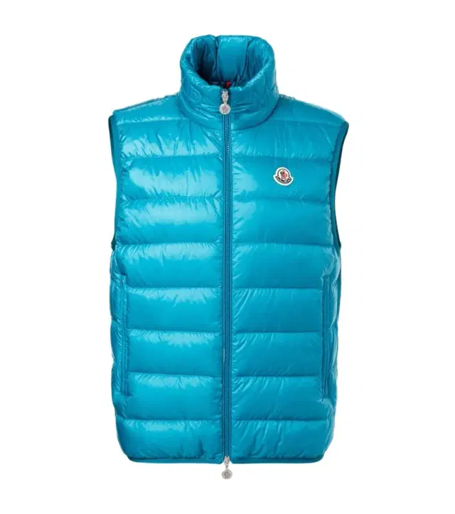 Quilted down vest