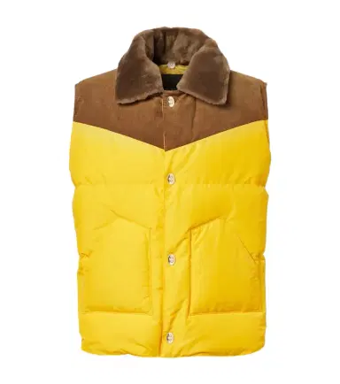 Wales Bonner Brixton corduroy-trimmed puffer gilet | Thumbnail 1 Wales Bonner Brixton corduroy-trimmed puffer gilet | Thumbnail 1