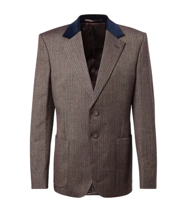 Wales Bonner Alto pinstripe wool-blend blazer