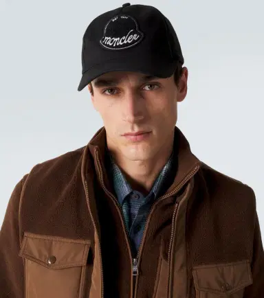 Moncler Logo cotton gabardine baseball cap | Thumbnail 3