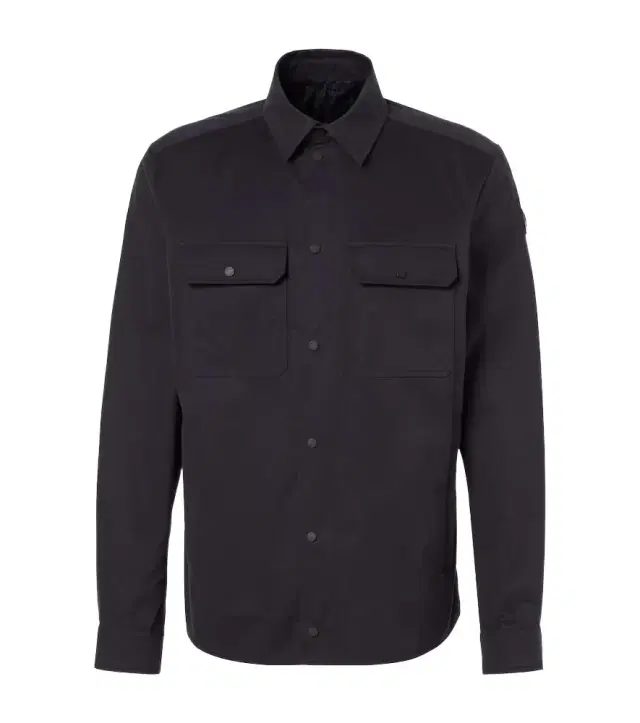 Cotton gabardine overshirt