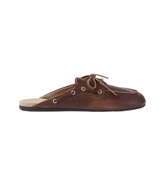 Leather mules