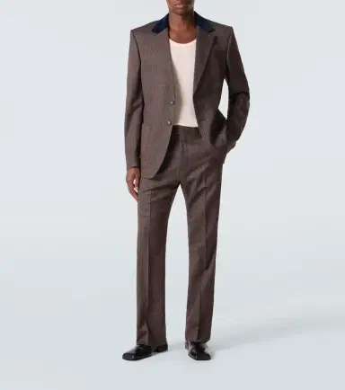Wales Bonner Alto pinstripe wool-blend slim pants | Thumbnail 5