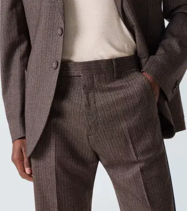 Wales Bonner Alto pinstripe wool-blend slim pants | Thumbnail 6