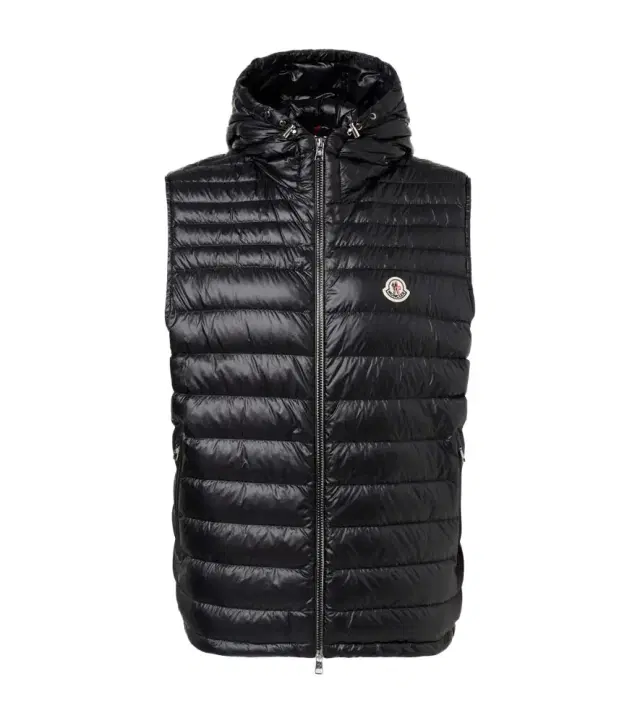 Quilted down vest
