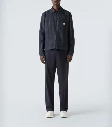 Moncler Checked cotton jacket | Thumbnail 6 Moncler Checked cotton jacket | Thumbnail 6