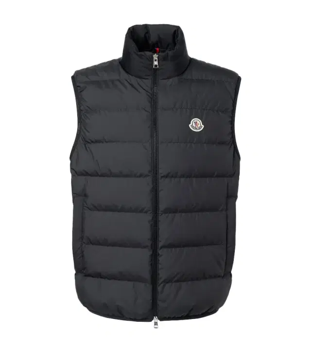 Contrin quilted down vest