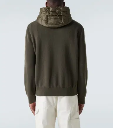 Moncler Quilted wool and down jacket | Thumbnail 2