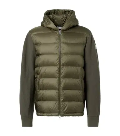 Moncler Quilted wool and down jacket | Thumbnail 1