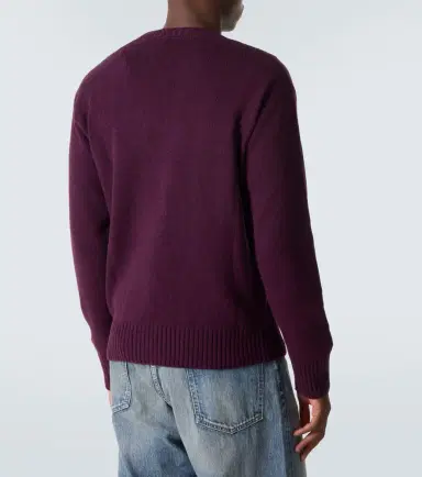Moncler Ribbed-knit wool and cashmere sweater | Thumbnail 3
